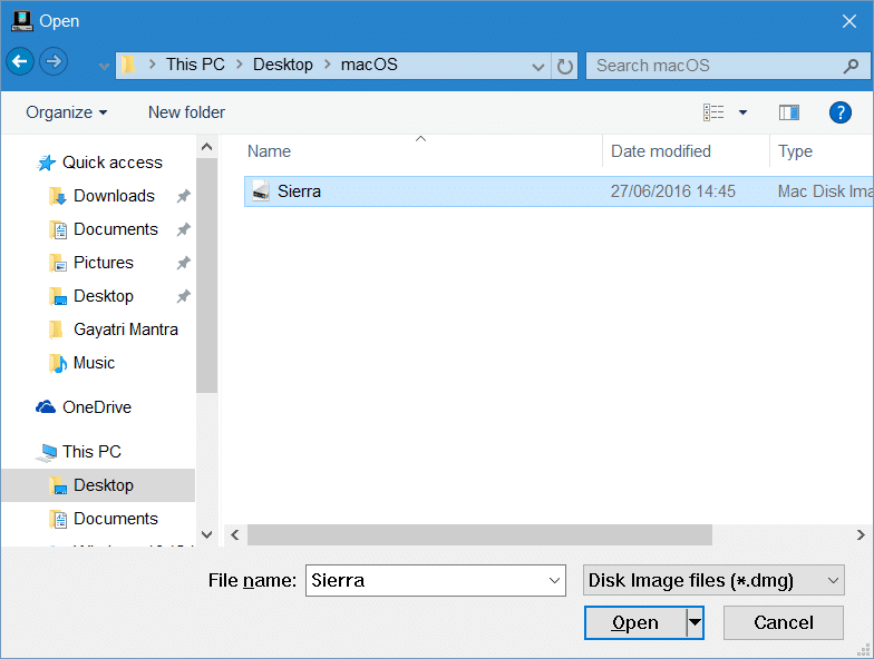 make bootable usb for sierra mac os x on windows